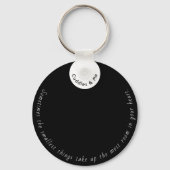 Personalisierte Guinea Schweinefleisch/Besitzer vo Schlüsselanhänger (Rückseite)