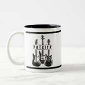 Personalisierte Guitar Player Geschenkidee Tasse f (Links)