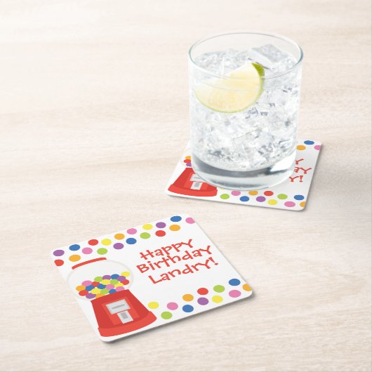 Personalisierte Gumballs Untersetzer (Vor Ort)