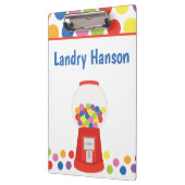 Personalisierte Gummibälle Klemmbrett (Links)