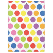 Personalisierte Gummibälle Klemmbrett (Rückseite)