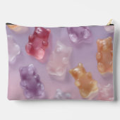 Personalisierte Gummibärmuster Zubehörtasche (Rückseite)