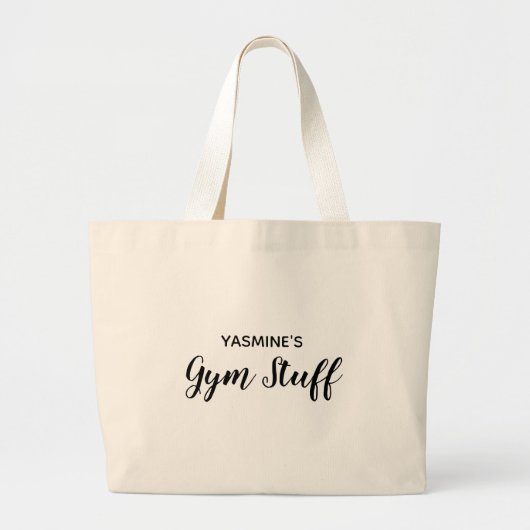 Personalisierte Gym-Tasche Jumbo Stoffbeutel (Vorne)