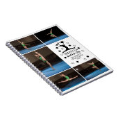 Personalisierte Gymnastik 5 Jahr der Fotocollage Notizblock (Rechte Seite)
