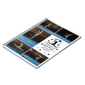 Personalisierte Gymnastik 5 Jahr der Fotocollage Notizblock (Linke Seite)