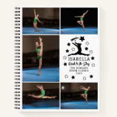 Personalisierte Gymnastik 5 Jahr der Fotocollage Notizblock (Vorderseite)