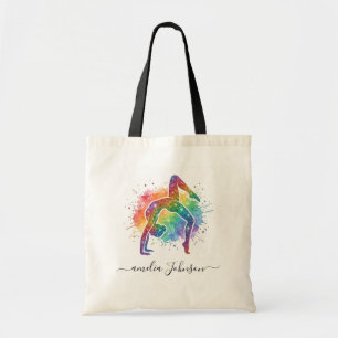 Personalisierte Gymnastik Glitter   Tragetasche