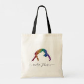 Personalisierte Gymnastik Glitter   Tragetasche (Rückseite)