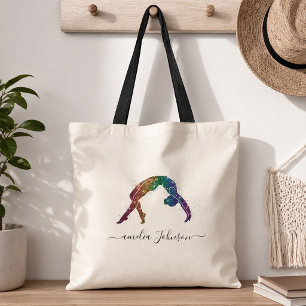 Personalisierte Gymnastik Glitter Tragetasche