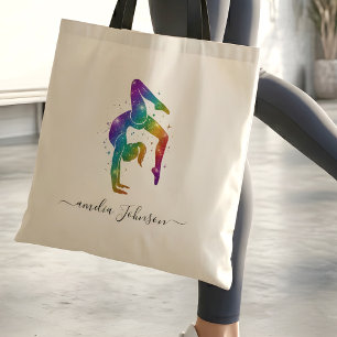 Personalisierte Gymnastik Glitter   Tragetasche