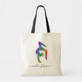 Personalisierte Gymnastik Glitter   Tragetasche (Vorne)