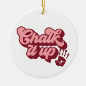 Personalisierte Gymnastikdekoration, maßgeschneide Keramik Ornament (Vorne)