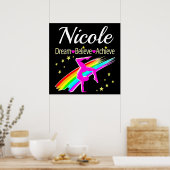 PERSONALISIERTE GYMNASTIKZIELE POSTER (Küche)