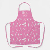 Personalisierte Haarstylistin Rosa Schürze (Vorderseite)