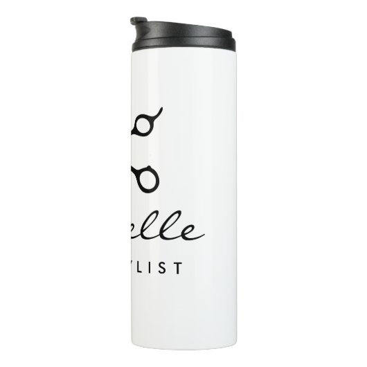 Personalisierte Haarstylistin Thermalwäscher Tasse (Nach rechts gedreht)