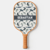 Personalisierte Haifische Pickleball Paddle - Beac (Vorderseite)