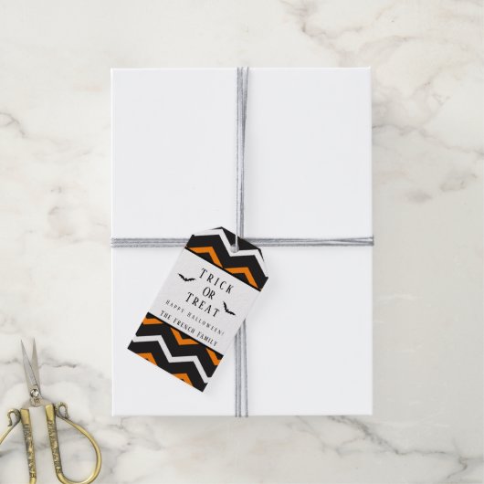 Personalisierte Halloween-Begleithefte Geschenkanhänger (Mit Garn)