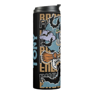 PERSONALISIERTE HALLOWEEN BRENNSTOFFSTATION THERMOSBECHER