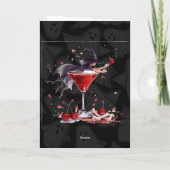 Personalisierte Halloween-Card - Spooky & Hexe Karte (Rückseite)