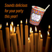 Personalisierte Halloween Crazy Candy Corn Pappbecher