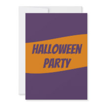 Personalisierte Halloween-Einladungskarte