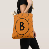 Personalisierte Halloween/Fledermaus Totbeutel Tasche (Von Nahem)