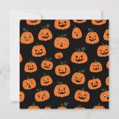 Personalisierte Halloween-Fotokarte | Süßes oder S Karte (Rückseite)