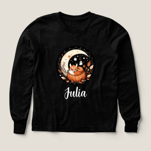 Personalisierte Halloween Fox und Ghost (Design Vorderseite)