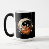 Personalisierte Halloween Fox und Ghost Verwandlungstasse (Links)