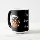 Personalisierte Halloween Fox und Ghost Verwandlungstasse (Vorderseite Links)