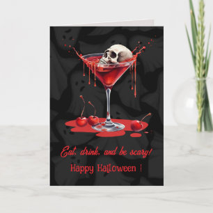 Personalisierte Halloween-Grußkarte - Spooky, Spaß Karte
