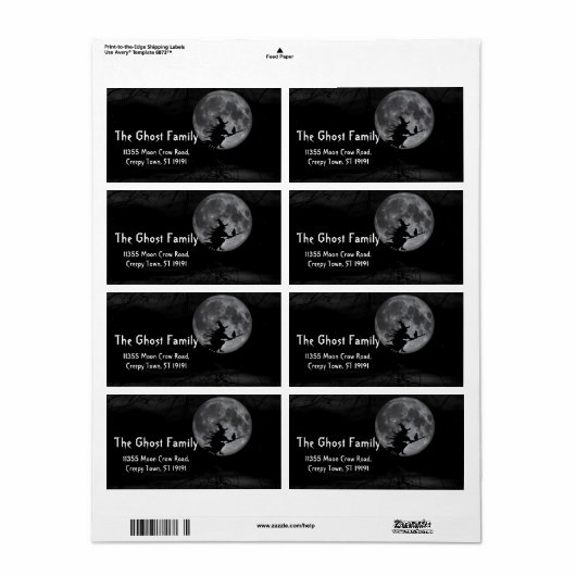 Personalisierte Halloween-Hexe (Vorne)