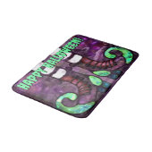 Personalisierte Halloween-Hexenstiefel Badematte (Schrägansicht)