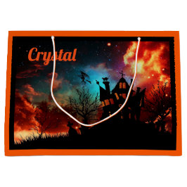 Personalisierte Halloween-Leckerei Große Geschenktüte