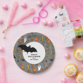 Personalisierte Halloween-Leckerei Pappteller (Party)