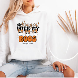 Personalisierte Halloween-Mamas - Hangin" mit mein Hoodie