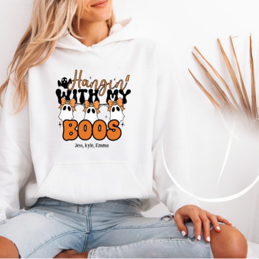 Personalisierte Halloween-Mamas - Hangin" mit mein Hoodie