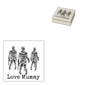 Personalisierte Halloween-Monsterkarten Gummistempel (Stempel)