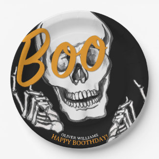 Personalisierte Halloween Paper-Teller Pappteller