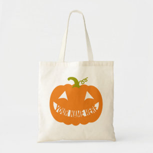 Personalisierte Halloween Pumpkin Tote Bag Tragetasche