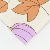 Personalisierte Halloween Retrodecke Fleecedecke (Ecke)