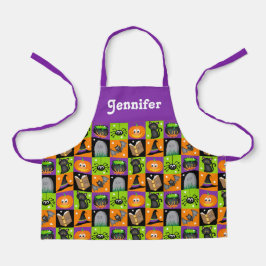Personalisierte Halloween-Schürze für Kinder Schürze