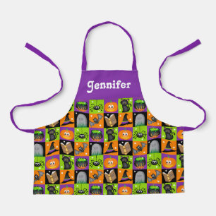 Personalisierte Halloween-Schürze für Kinder Schürze