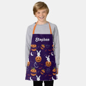 Personalisierte Halloween-Schürze für Kinder Schürze (Getragen)