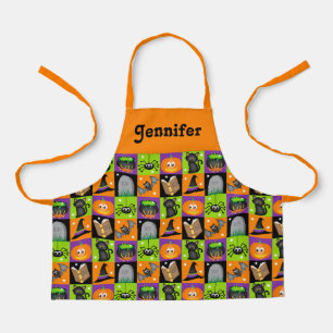 Personalisierte Halloween-Schürze für Kinder Schürze