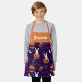 Personalisierte Halloween-Schürze für Kinder Schürze (Getragen)