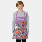 Personalisierte Halloween-Schürze für Kinder Schürze (Getragen)
