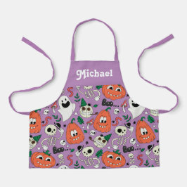 Personalisierte Halloween-Schürze für Kinder Schürze