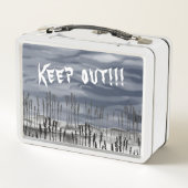 Personalisierte Halloween-Skepy Metall Brotdose (Rückseite)