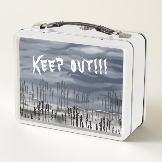 Personalisierte Halloween-Skepy Metall Brotdose (Rückseite)